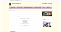 Desktop Screenshot of amtsgericht-esslingen.de